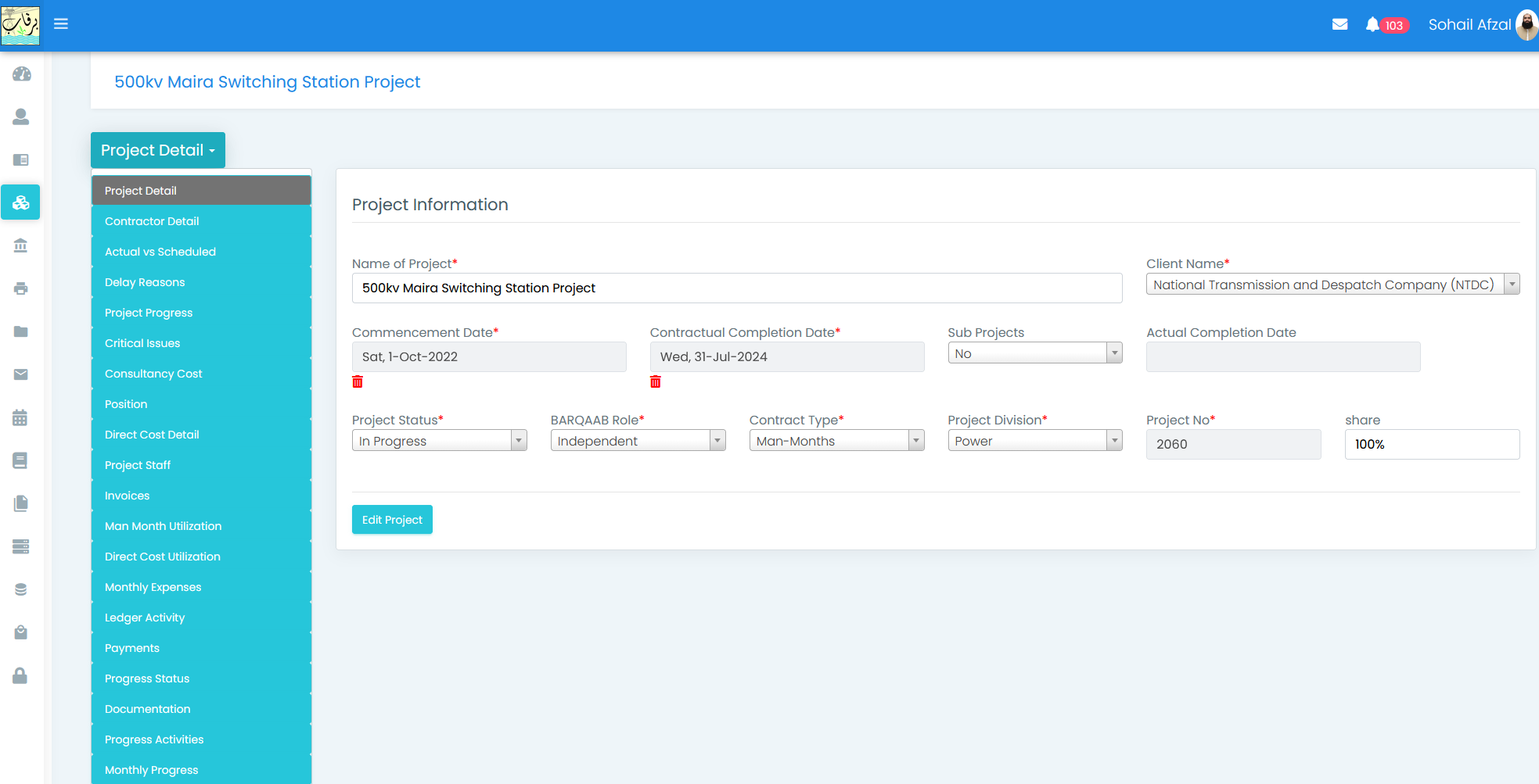 Project Management System